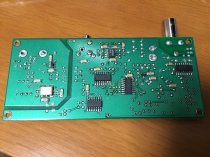 A photo of the new SoftRock receiver board (bottom)